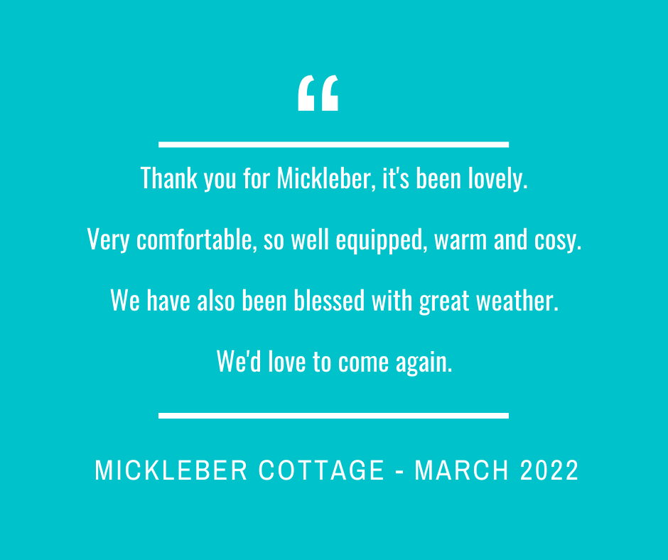 Mickleber Cottage - Feedback